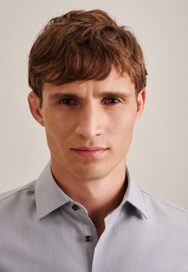 Slim Business Hemd Uni in Grau |  Seidensticker Onlineshop