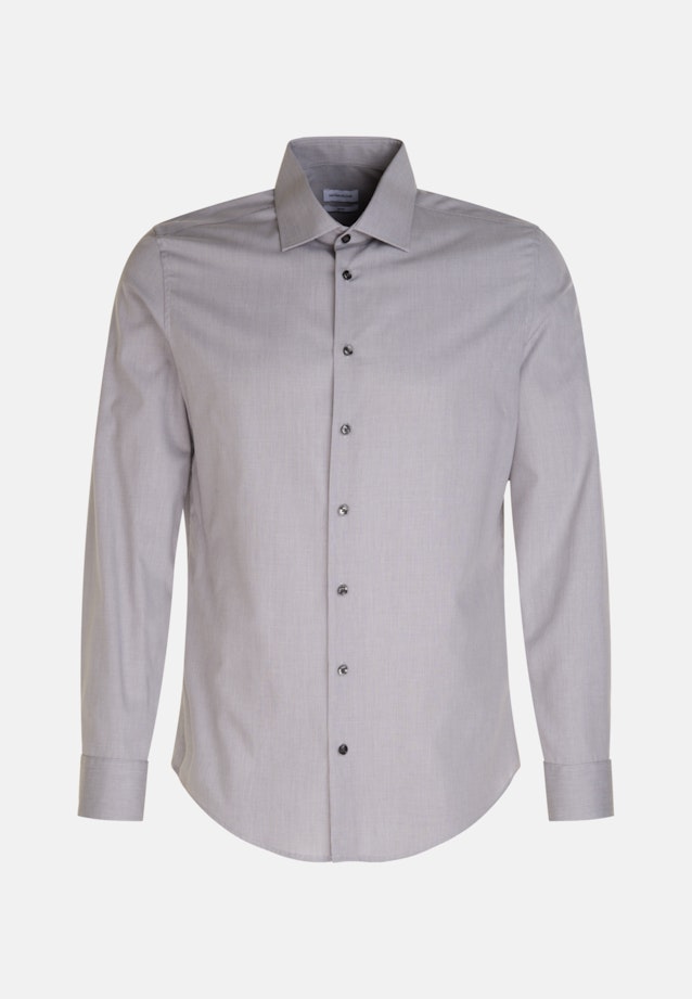 Slim Business Hemd Uni in Grau |  Seidensticker Onlineshop