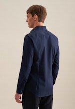 Slim Business Hemd Uni in Dunkelblau |  Seidensticker Onlineshop