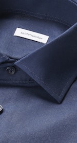 Slim Business shirt Uni in Dark Blue |  Seidensticker Onlineshop