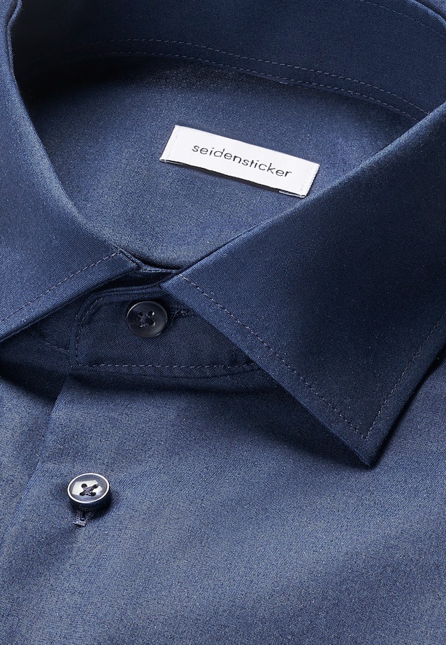 Slim Business Hemd Uni in Dunkelblau |  Seidensticker Onlineshop