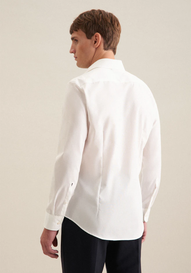 Slim Business Hemd Uni in Ecru | Seidensticker Onlineshop