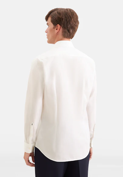 Slim Business Hemd Uni in Ecru | Seidensticker Onlineshop
