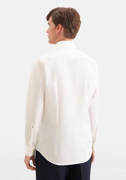 Slim Business shirt Uni in Ecru | Seidensticker Onlineshop
