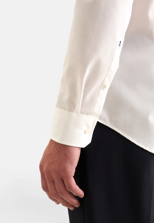 Slim Chemise d'affaires Uni in Ecru |  Seidensticker Onlineshop