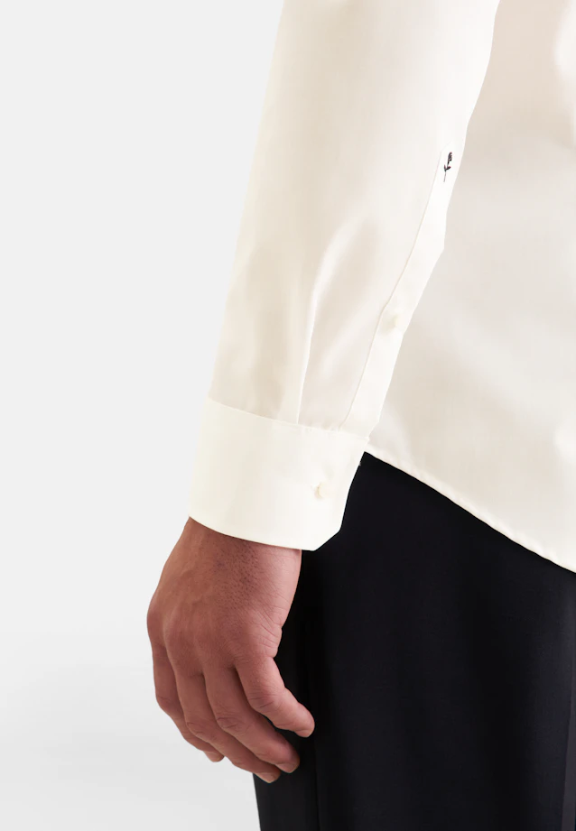 Slim Business Hemd Uni in Ecru |  Seidensticker Onlineshop