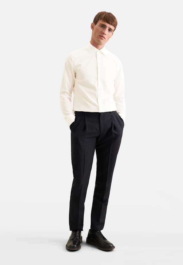 Slim Business Hemd Uni in Ecru |  Seidensticker Onlineshop