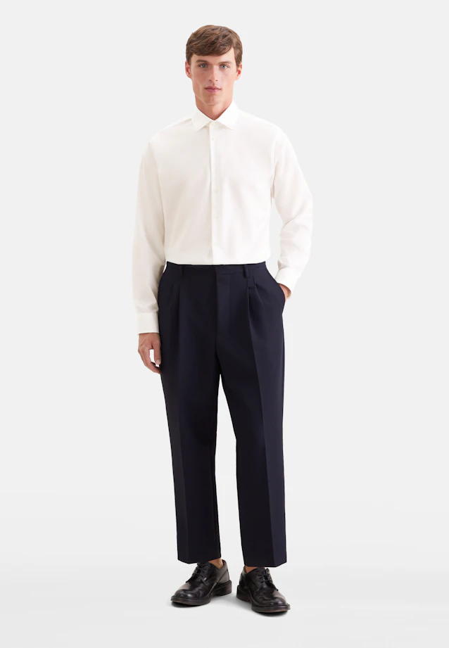 Slim Business shirt Uni in Ecru |  Seidensticker Onlineshop