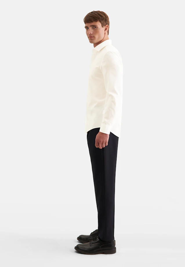 Slim Business Hemd Uni in Ecru |  Seidensticker Onlineshop
