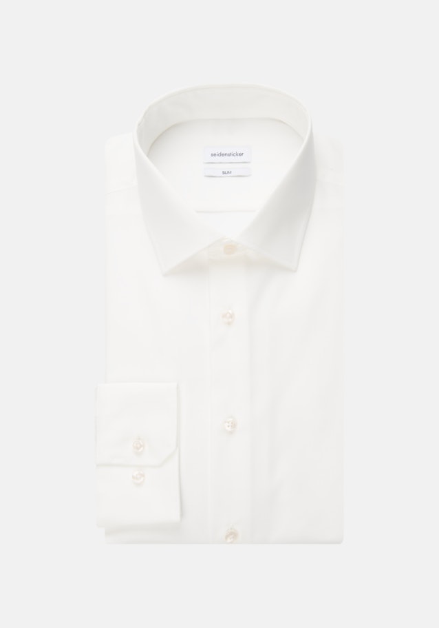 Slim Chemise Business Uni in Ecru | Seidensticker Onlineshop