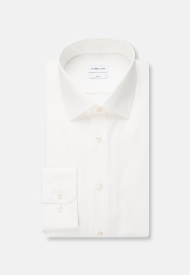 Slim Business shirt Uni in Ecru | Seidensticker online shop
