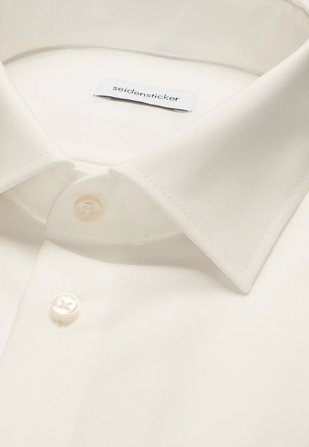 Slim Business Hemd Uni in Ecru |  Seidensticker Onlineshop