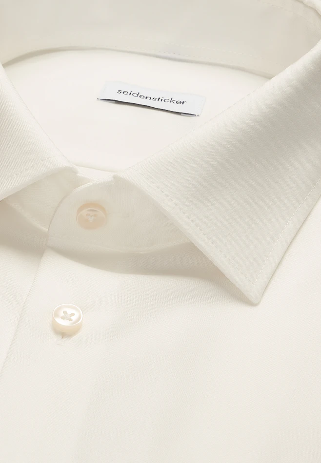 Slim Business Hemd Uni in Ecru | Seidensticker Onlineshop