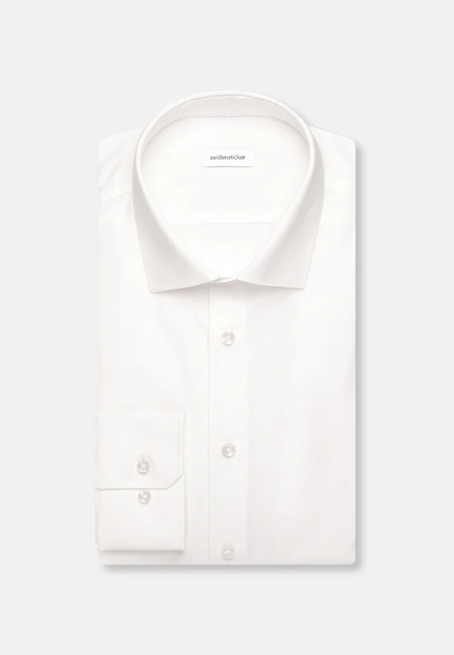 Slim Business shirt Uni in Ecru |  Seidensticker Onlineshop