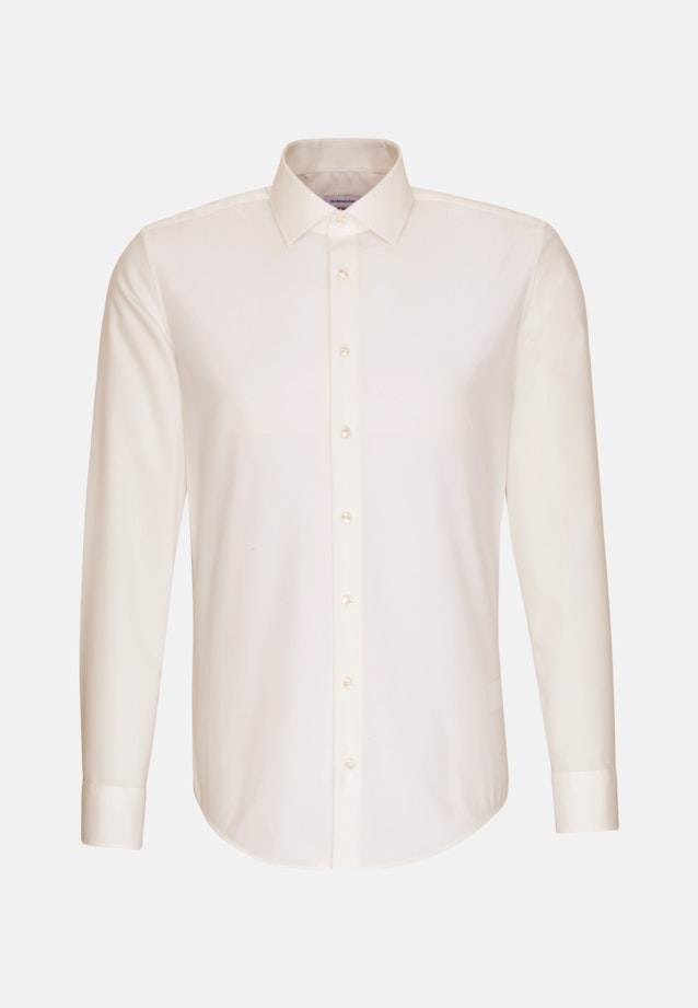 Slim Business Hemd Uni in Ecru |  Seidensticker Onlineshop
