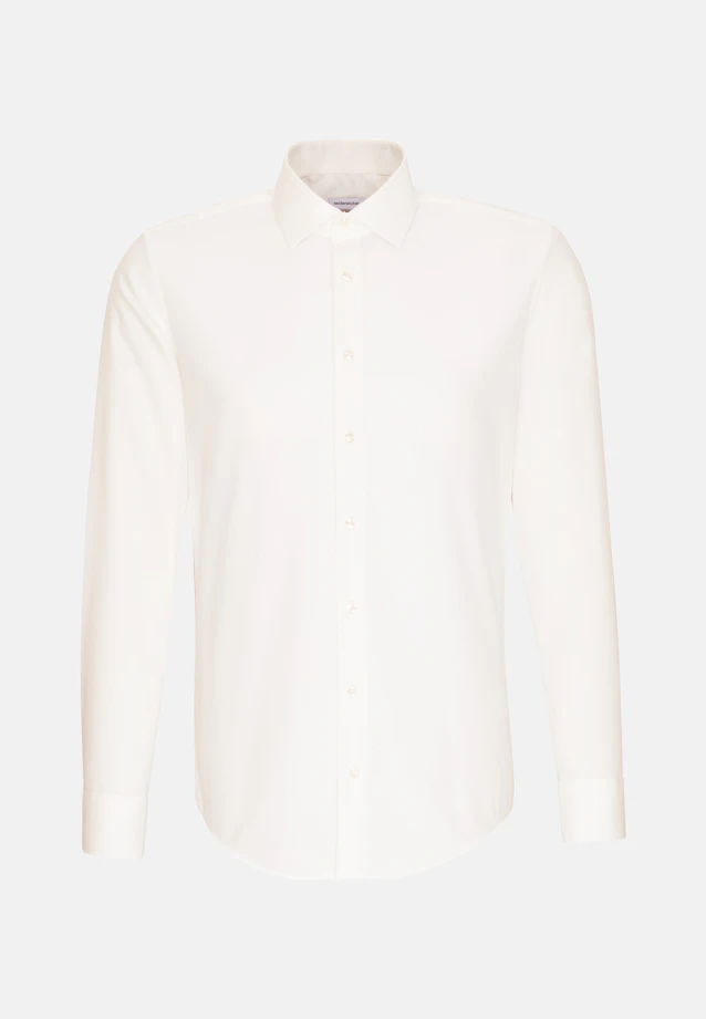 Slim Business Hemd Uni in Ecru |  Seidensticker Onlineshop