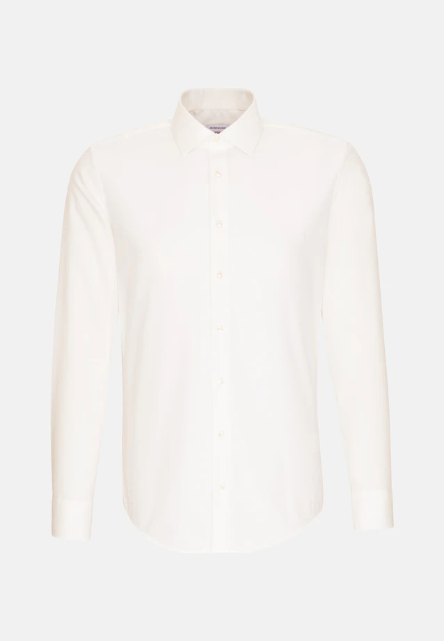 Slim Business Hemd Uni in Ecru |  Seidensticker Onlineshop