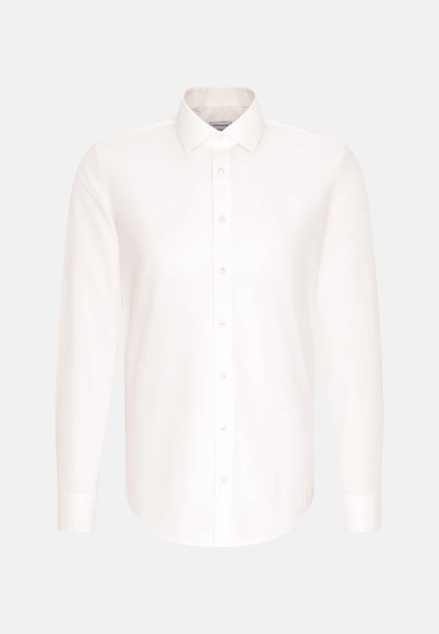 Slim Business shirt Uni in Ecru |  Seidensticker Onlineshop
