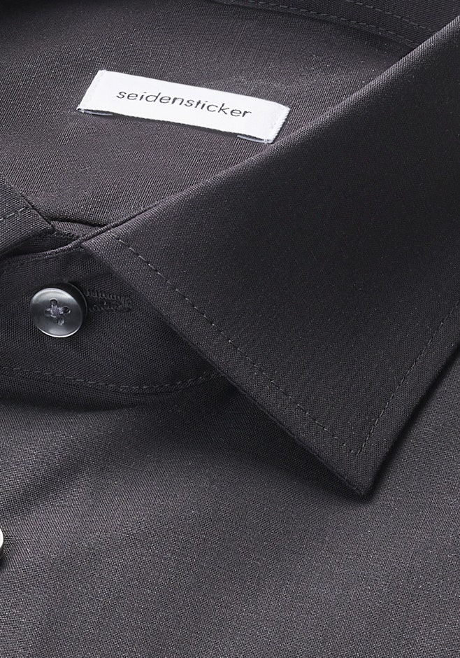 Slim Business shirt Uni in Black | Seidensticker online shop