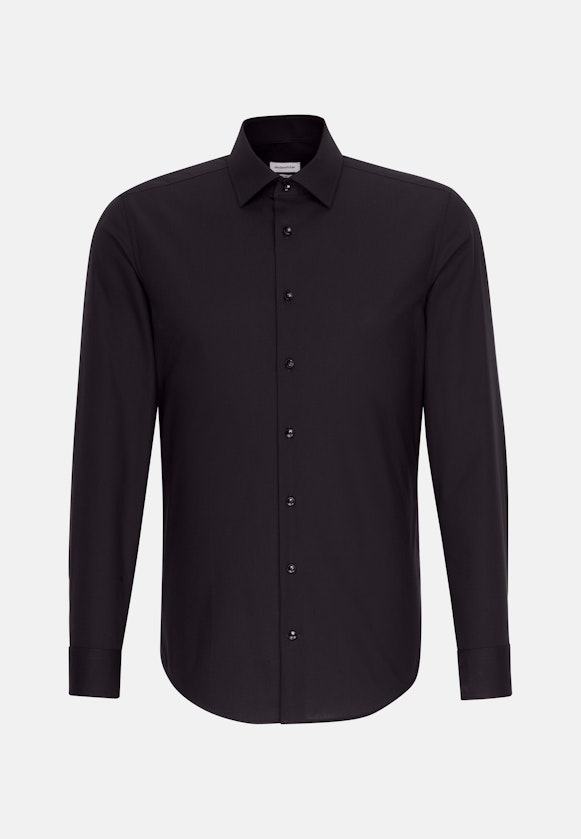Slim Chemise d'affaires Uni in Noir |  Seidensticker Onlineshop