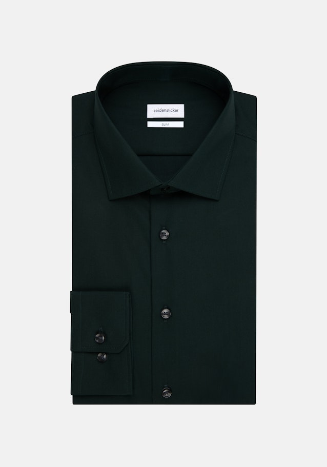 Slim Chemise Business Uni in Vert | Seidensticker Onlineshop