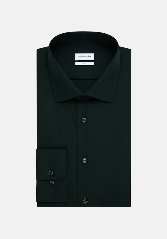 Slim Chemise Business Uni in Vert | Seidensticker Onlineshop