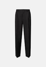 Chino Cropped mit Bundfalte in Schwarz |  Seidensticker Onlineshop