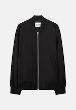 Oversized Bomber Jacke mit Wolle in Schwarz |  Seidensticker Onlineshop