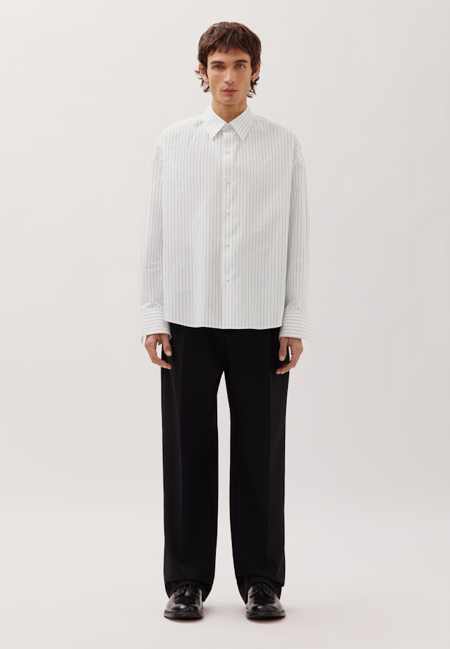 Oversized Boxy Hemd aus Baumwolle in Weiß |  Seidensticker Onlineshop