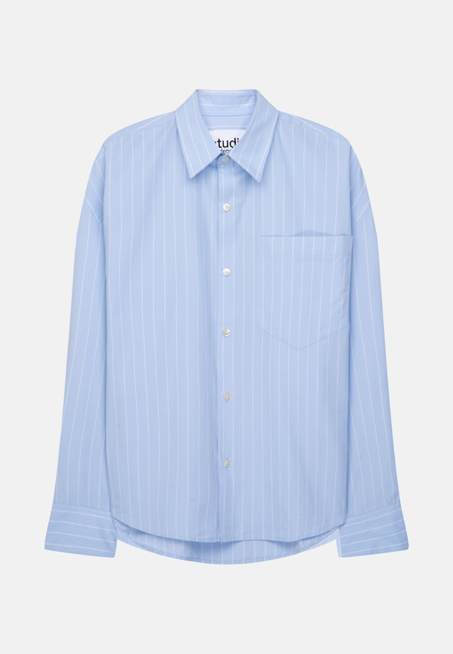 Oversized Boxy Hemd aus Baumwolle in Hellblau |  Seidensticker Onlineshop