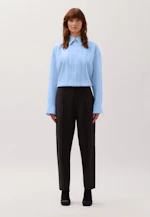 Relaxed Hemd mit überschnittener Schulter in fließender Viskose in Hellblau |  Seidensticker Onlineshop