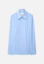 Relaxed Hemd mit überschnittener Schulter in fließender Viskose in Hellblau |  Seidensticker Onlineshop