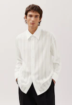 Relaxed Hemd mit überschnittener Schulter in fließender Viskose in Ecru |  Seidensticker Onlineshop