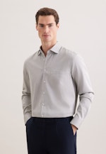 Regular Business Hemd Uni in Grün |  Seidensticker Onlineshop