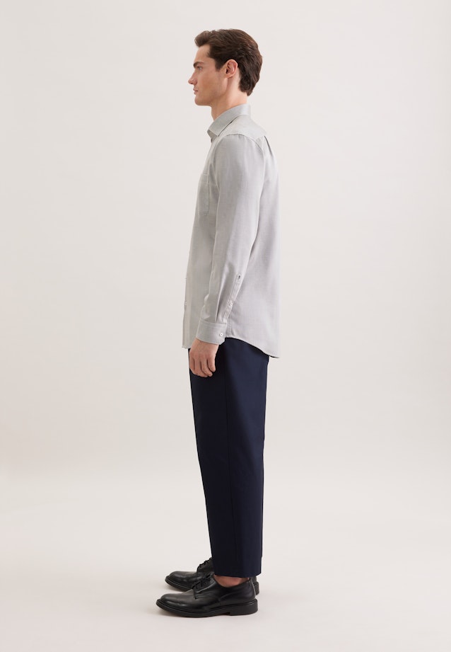 Regular Business Hemd Uni in Grün |  Seidensticker Onlineshop