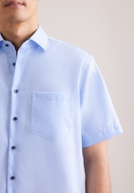 Regular Business Hemd Uni in Mittelblau |  Seidensticker Onlineshop