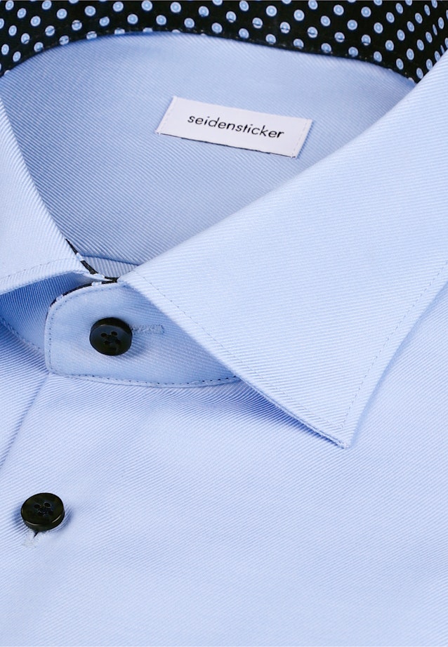 Regular Business Hemd Uni in Mittelblau |  Seidensticker Onlineshop