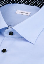 Regular Business Hemd Uni in Mittelblau |  Seidensticker Onlineshop