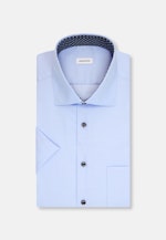 Regular Business Hemd Uni in Mittelblau |  Seidensticker Onlineshop