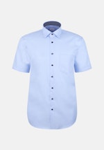 Regular Business Hemd Uni in Mittelblau |  Seidensticker Onlineshop