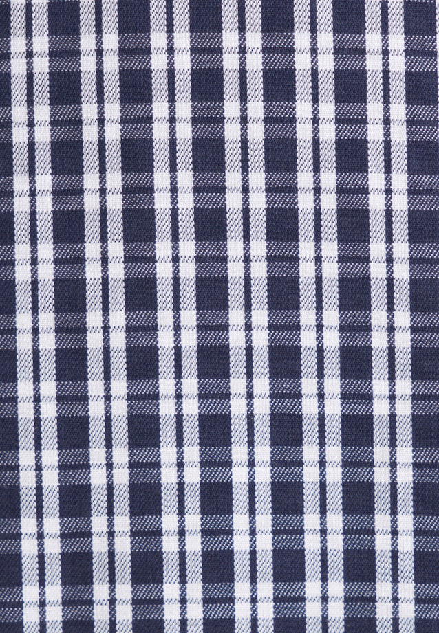 Regular Chemise décontractée carreaux in Bleu Foncé |  Seidensticker Onlineshop