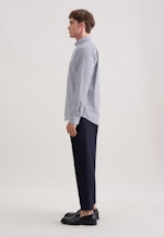 Regular Chemise décontractée carreaux in Bleu Foncé |  Seidensticker Onlineshop