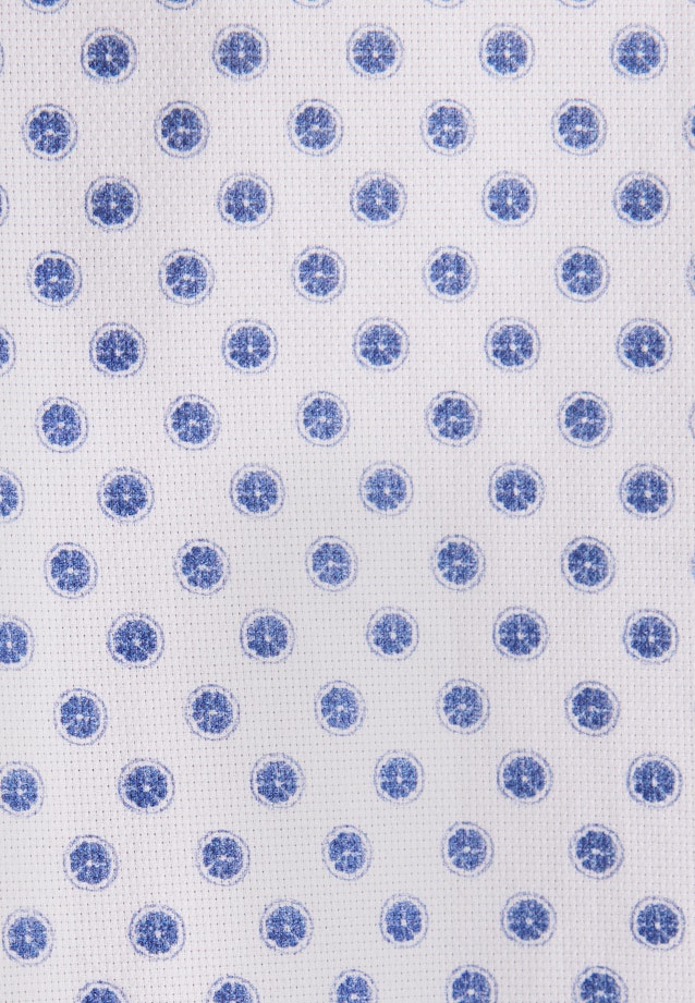 Regular Business Hemd Druck in Mittelblau |  Seidensticker Onlineshop