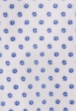 Regular Business Hemd Druck in Mittelblau |  Seidensticker Onlineshop