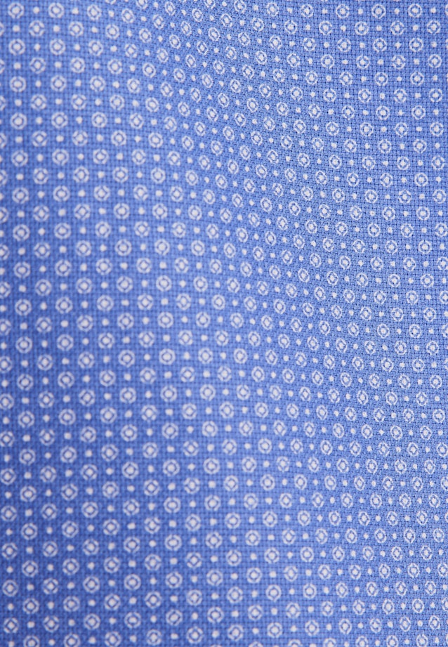 Regular Business Hemd Druck in Mittelblau |  Seidensticker Onlineshop