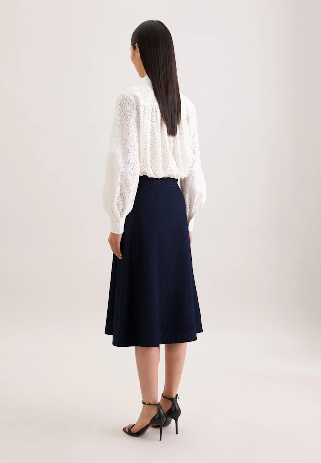 Ausgestellter Rock, Dark Denim in Dunkelblau | Seidensticker Onlineshop