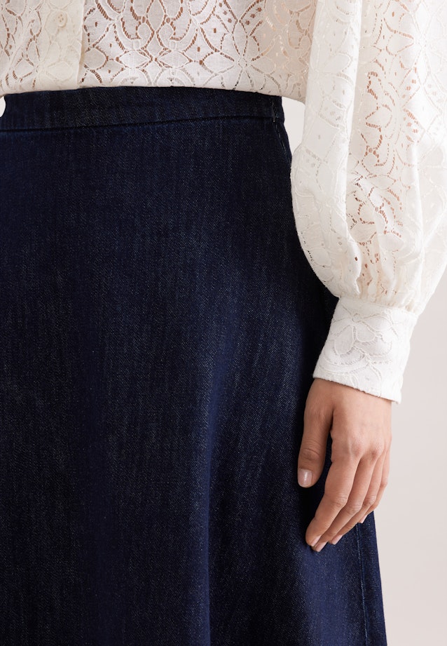 Ausgestellter Rock, Dark Denim in Bleu Foncé |  Seidensticker Onlineshop