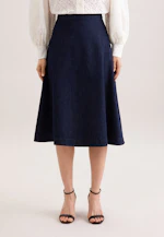 Ausgestellter Rock, Dark Denim in Dunkelblau |  Seidensticker Onlineshop