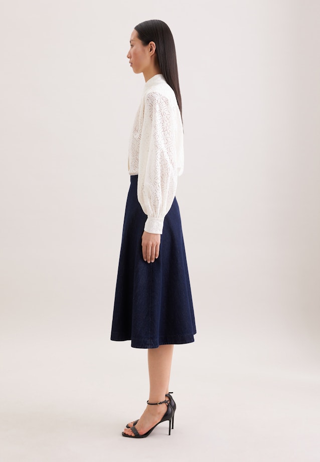 Ausgestellter Rock, Dark Denim in Bleu Foncé |  Seidensticker Onlineshop