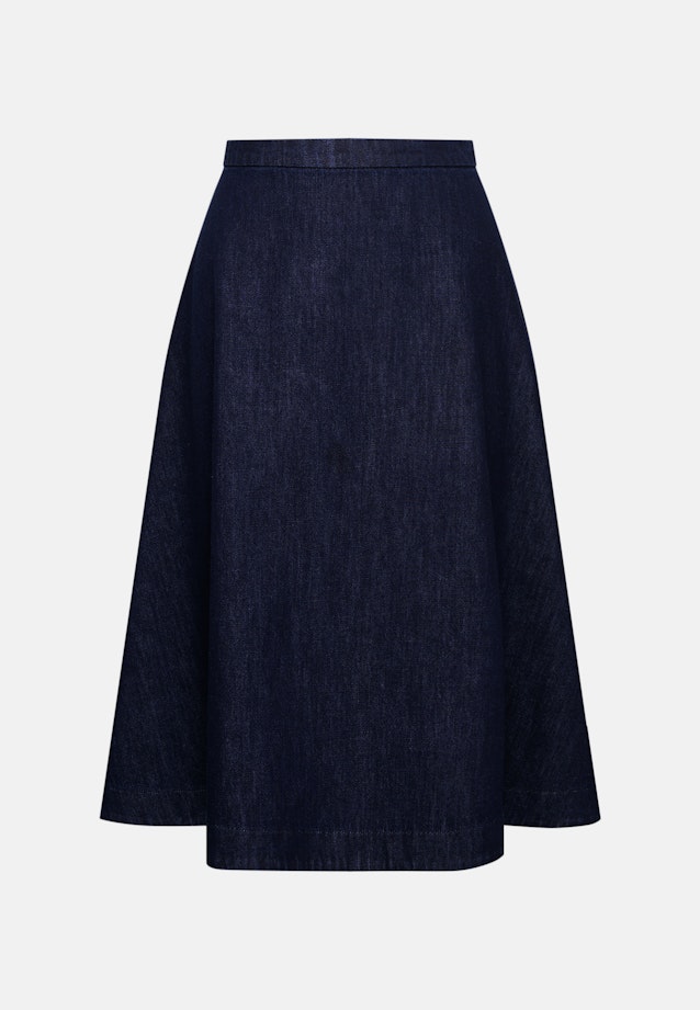 Ausgestellter Rock, Dark Denim in Bleu Foncé |  Seidensticker Onlineshop